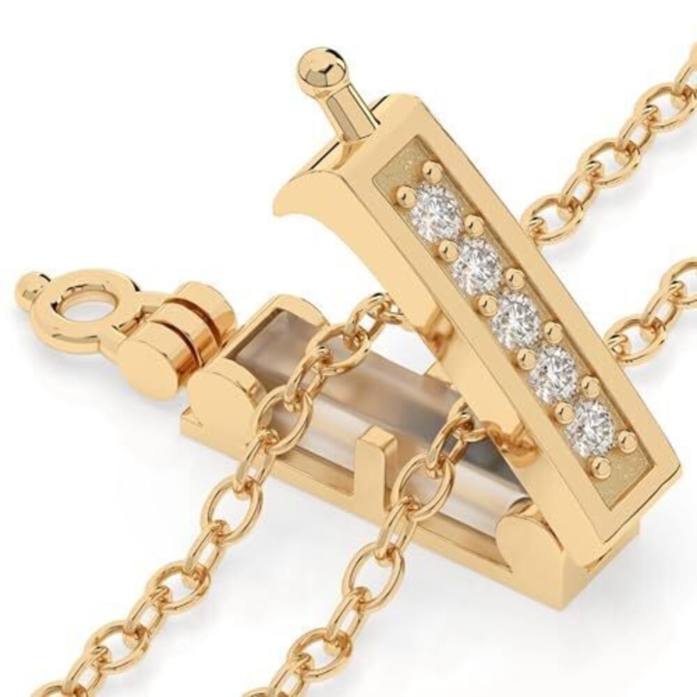 7230 Necklace Shortener for Thin Chains 1pc Large 18k Gold Plated Brass